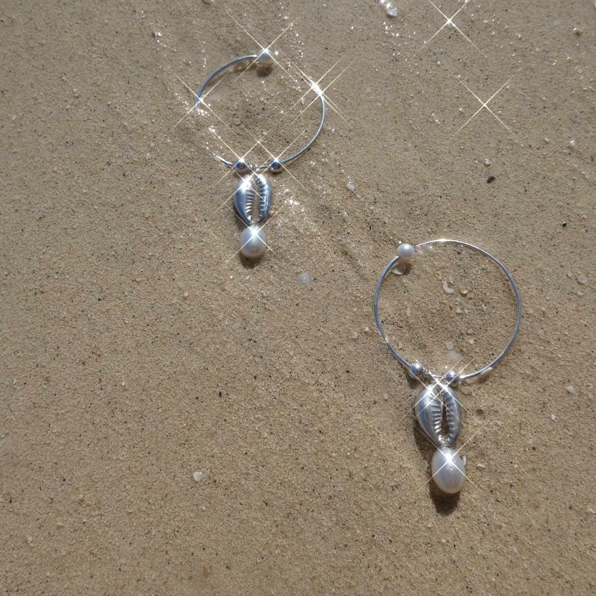 Calypso Baroque Pearl & Shell Earrings