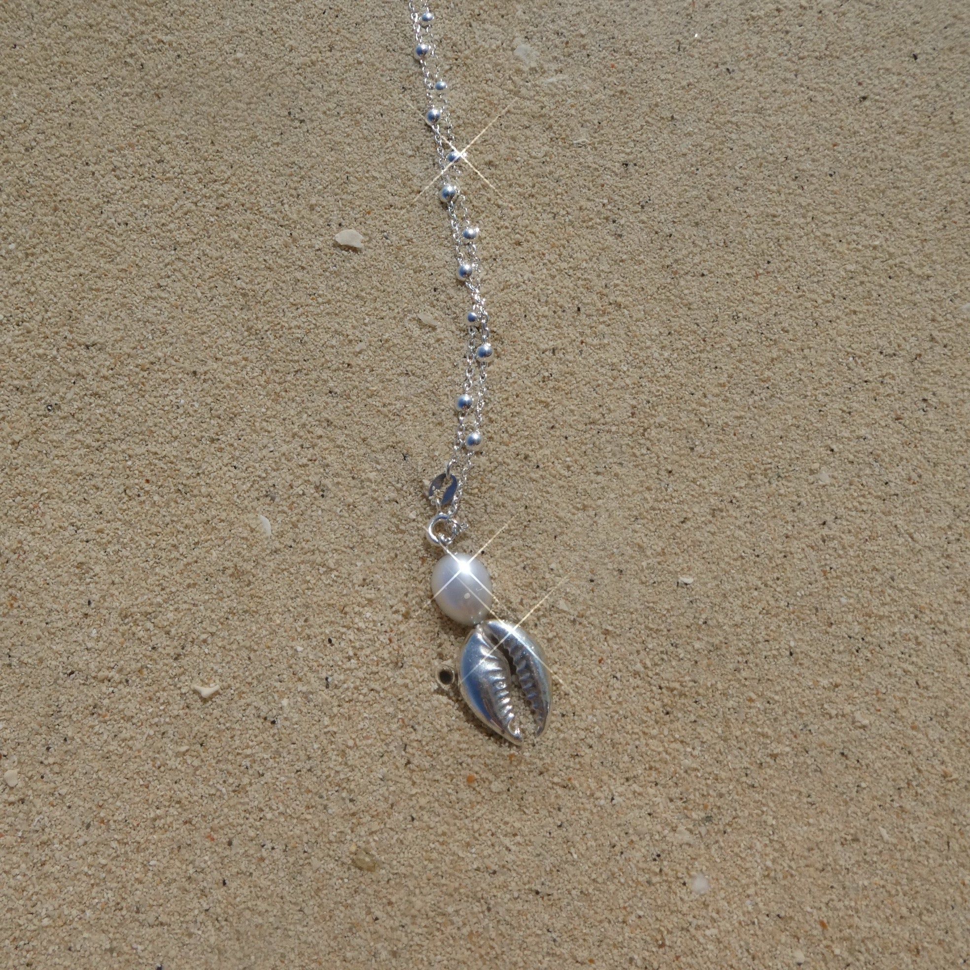 Calypso Baroque Pearl & Shell Pendant