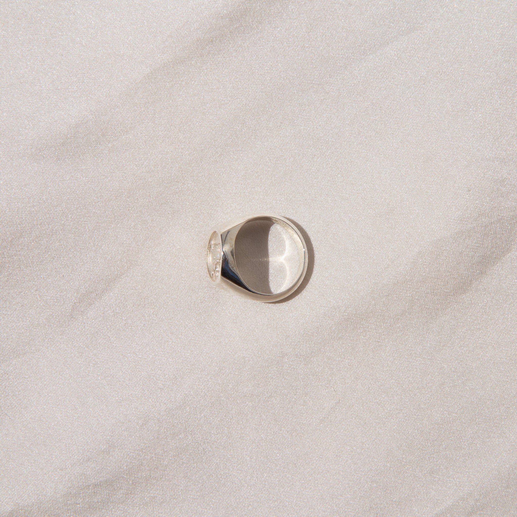 Signet Seal Pure Platinum Ring