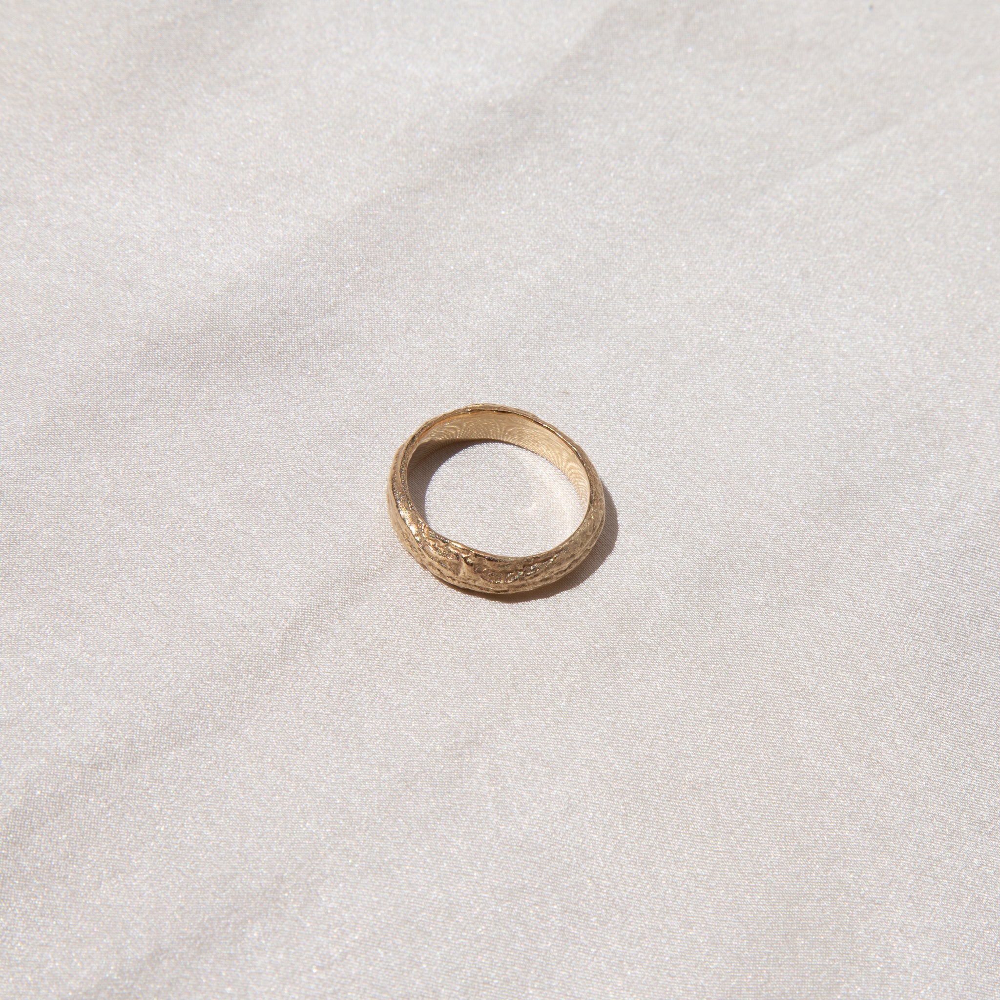 Wooden Branch Gold Ring